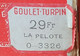 Ancienne Boite Carton - Publicité Mercerie WF Au POISSON - Etiquette Pelotes MARRON - Etiquette GOULET TURPIN Vers 1950 - Boîtes