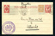 0958 RUSSIA Peterburg Dutch Legation SEAL 1914 Cancel Card Stationery To Utrecht Netherlands - Lettres & Documents