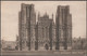 West Front, Wells Cathedral, Somerset, 1910 - Frith's Postcard - Wells