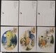 MACAU 2001 ROMANCE OF THE WEST CHAMBER MAX CARDS SET OF 6, RARE VF CONDITION - Cartes-maximum