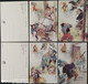 MACAU 2003 文学和文学人物 MAX CARDS SET OF 6, RARE VF CONDITION POST OFFICE VERSION - Cartoline Maximum