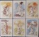 MACAU 2004 文学和文学人物 MAX CARDS SET OF 6, RARE VF CONDITION POST OFFICE VERSION - Maximumkaarten