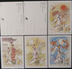 MACAU 2004 文学和文学人物 MAX CARDS SET OF 6, RARE VF CONDITION POST OFFICE VERSION - Maximumkaarten