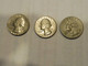 Lot De 3 Pièce De Quater Dollar  Années 1970-78-96   (USA) - 1932-1998: Washington