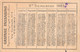 03005 "GASPARE GASPARINO - CANCELLERIA - TORINO" ANIMATO, SPAZZACAMINO, CALENDARIETTO 2° SEMESTRE 1883 - CROMOLITO - Tamaño Pequeño : ...-1900