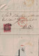 ESPAGNE - SEGOVIE - LETTRE DU 8 FEVRIER 1854 - AVEC TEXTE. - Storia Postale