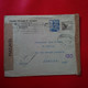 LETTRE MADRID POUR TROYES CENSURA 1945 COMMANDANT JEAN POIRRIER - Covers & Documents