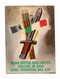 13730" 1943-ARTISTI ITALIANI IN ARMI-LINEA DIVISORIA-PRIMA MOSTRA DEGLI ARTISTI ..... "-CART. POST. SPEDITA1942 - Stamped Stationery