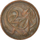 Monnaie, Australie, Elizabeth II, 2 Cents, 1974, TTB, Bronze, KM:63 - 2 Cents