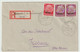 Sk1013 - KATZENTHAL (KR RAPPOLTSWEILER) - 1940 - Recommandé - Etiquette Neutre Surchargée Griffe Linéaire - - Lettres & Documents