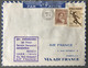 Argentine - Cachet Commémoratif 20° Anniversaire Liaison France - Amérique Du Sud 1928-1948 Sur Enveloppe - (W1031) - Storia Postale