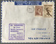Argentine - Cachet Commémoratif 20° Anniversaire Liaison France - Amérique Du Sud 1928-1948 Sur Enveloppe - (W1031) - Brieven En Documenten