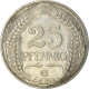 Monnaie, GERMANY - EMPIRE, Wilhelm II, 25 Pfennig, 1909, Karlsruhe, TTB, Nickel - 25 Pfennig