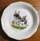 Assiette Creuse Vintage En Porcelaine Ane - Plates