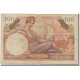 France, 100 Francs, 1955 French Treasury, TB, Fayette:VF32.1, KM:M9 - 1947 Tesoro Francese