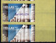 Greece Griechenland HELLAS ATM 23 Temple Colums * Blue * Strip Of 4 Incl. Blank Labels * Frama Etiquetas Automatenmarken - Timbres De Distributeurs [ATM]
