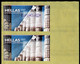 Greece Griechenland HELLAS ATM 23 Temple Colums * Blue * Strip Of 4 Incl. Blank Labels * Frama Etiquetas Automatenmarken - Machine Labels [ATM]