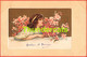 CPA ILLUSTRATEUR ELLEN CLAPSADDLE ARTIST SIGNED FILLE GIRL - Clapsaddle