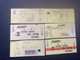 LOT DE 6 TICKETS  RATP  Section Urbaine  UU - Europa