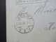 Delcampe - USA 1934 Flugpostmarke Nr. 321 Rechts Ungezähnt Roter Stempel Mit Luftpost Befördert Luftpostamt Köln Flughafen - Briefe U. Dokumente