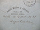 Delcampe - Argentinien 1897 Por Vapor Brazil Nach HH Mit KOS Hamburg Uhlenhorst Umschlag Adolfo Müller Y Aliverti Buenos Aires - Lettres & Documents