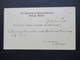 USA 1912 Ganzsache Mit ZuF Washington Links Ungezähnt Firmenlochung / Perfin University Of Chicago Libraries - Briefe U. Dokumente