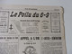 N° 8  LE POILU Du 6-9 (Journal De Guerre Du 69e De Ligne) Gala Au Cagibi-concert;Les Poètes De La Guerre ;  Humour; Etc - French