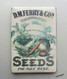 Vintage Magnet  Publicitaire D.M. FERRY & CO SEEDS - Made In USA -  8 X 5,5 Cm - Advertising