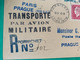 No 696 691 Et 713 Sur Enveloppe Transportée Par AVION MILITAIRE Recommandé Pornichet 1945 Vers PRAGUE Marcophilie TTB - Military Airmail