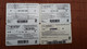 4 Prepaidcards AT 1 T Used 2 Scans Rare - AT&T