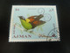 Ajman - Diphyllodes Respublica - 1 RI - Air Mail - Oblitéré - Polychrome - Année 1971 - - Passeri