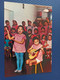 Mongolia. Ulan Bator. Mongolian Kindergarten - Girl Singing - Folk String Instrument - Mongolei