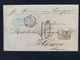 France GB 1f60 C Sur Lettre Taxée De Haïti Mai 67 + Cachet De Passage « liverpool Ship » Au Verso Pour Le Havre / Mariti - 1849-1876: Classic Period