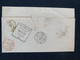 France GB 1f60 C Sur Lettre Taxée De Haïti Mai 67 + Cachet De Passage « liverpool Ship » Au Verso Pour Le Havre / Mariti - 1849-1876: Classic Period