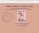 LETTRE. 1 JUIN 68. GREVE DES PTT 1968. N° 9. TAXE D'ACHEMINEMENT. CHAMBRE DE COMMERCE DE TARBES. AVEC SON CACHET - Other & Unclassified