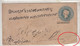 Regd Envevlope Jullundur, Uprated On Postal Stationery, British East India Used 1882, EIC JC Type 34, (cond., Tear) - 1854 Compagnia Inglese Delle Indie