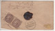 Regd Envevlope Jullundur, Uprated On Postal Stationery, British East India Used 1882, EIC JC Type 34, (cond., Tear) - 1854 East India Company Administration