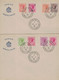 MONACO - EXPOSITION PHILATELIQUE - MONTE CARLO - LE 20-2-1928 - 4 ENVELOPPES. - Poststempel