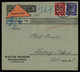 TREASURE HUNT [00925] Germany 1925 C-o-d Cover From Braunschweig To Leipzig Bearing 10 Pf Red+20 Pf Blue Air Mail Stamps - Covers & Documents