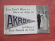 Felt Pennant    Akron  Ohio > Akron        Ref 5136 - Akron