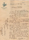 VP18.196 - Hôtel De L'Epée QUIMPER X MONTAUBAN 1915 - Lettre Du Lt CARAILLE Relative à La Mort Du Brave Soldat DUBOURG - Documentos