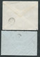 Lot 4 Dovuments , 3 Lettres + 1 Cpsm , Affranchie Par 4 Gandon Différents   - Lp313 - 1945-54 Marianna Di Gandon