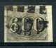 BRAZIL 1850 - 600R - Mi.18 (Yv.18, Sc.28) Perfect Signed Senf - Oblitérés