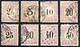 SURINAM Postage Due 1885-89 - Mi.Porto 1-8 (Sc.J1-8, Yv.1-8) Compl. Set (VF) Perfect - Suriname ... - 1975