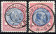 NETHERLANDS 1893-4 Two Types - Mi.45A+C (Yv.47+47a) Used (VF) Perfect - Gebruikt
