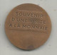 Médaille , Souvenir D'une Visite à La Monnaie ,AEDES AEDIFICATE MDCCLXX , 1770 , 2 Scans , Frais Fr 1.75 E - Profesionales / De Sociedad