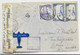 CONGO BELGE PA 4FR50X2+50C ROUSSEURS LETTRE COVER AVION 1942 TO SUISSE HELVETIA CENSURE EGYPTIAN - Brieven En Documenten