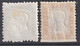 Regno D'Italia I Em. Serie Di Due Valori 1862 Sass. 2+4 MH* Cv 100 - Mint/hinged