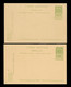 BELGIUM 2 STATIONARY POSTCARDS MNH (STB9-59) - 1905-1934