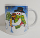 02434 Tazza (Mug) In Ceramica - Natalizia - Pupazzo Di Neve - Tazze